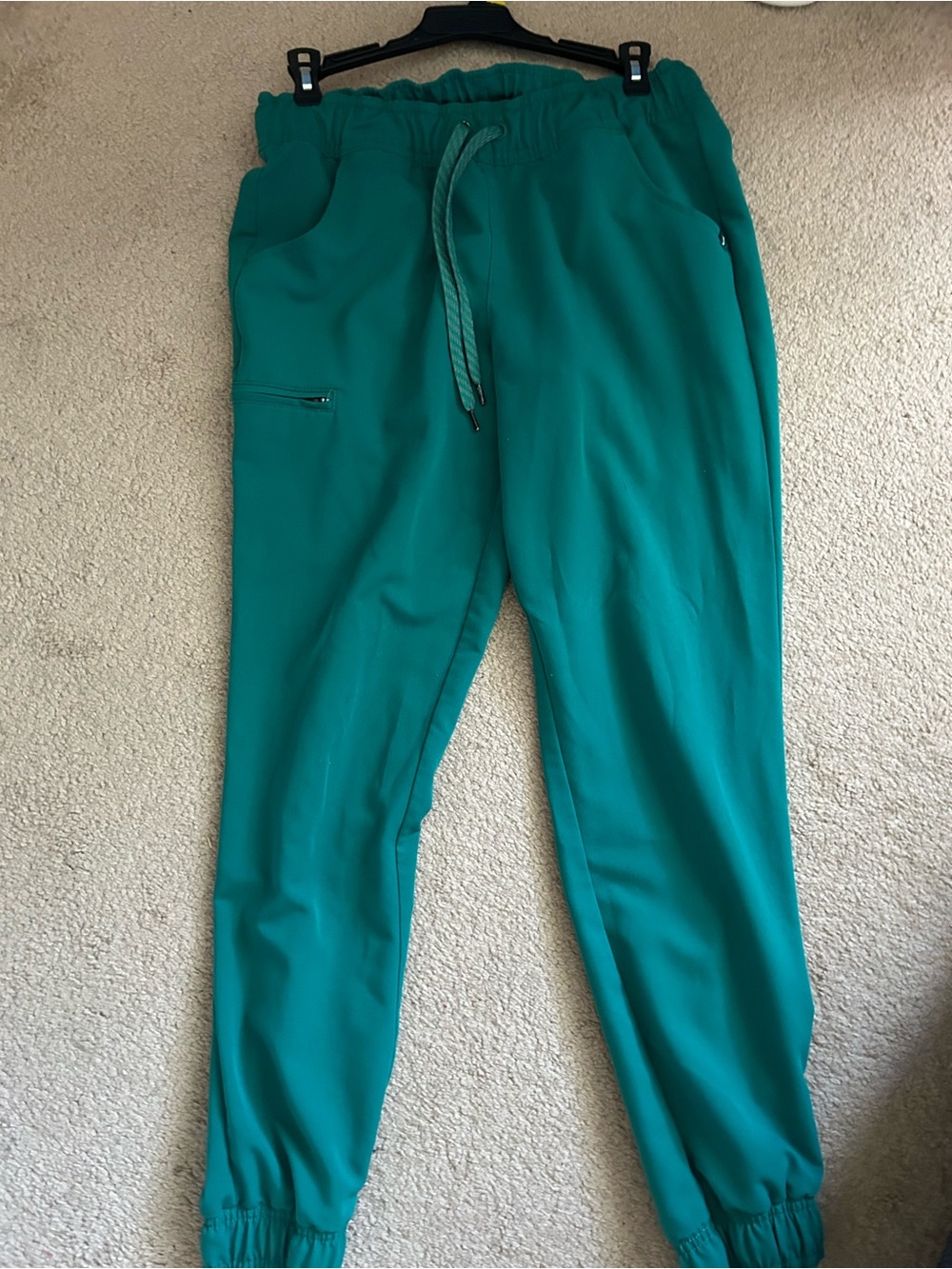 Jaanuu Teal Drawstring Jogger Pants